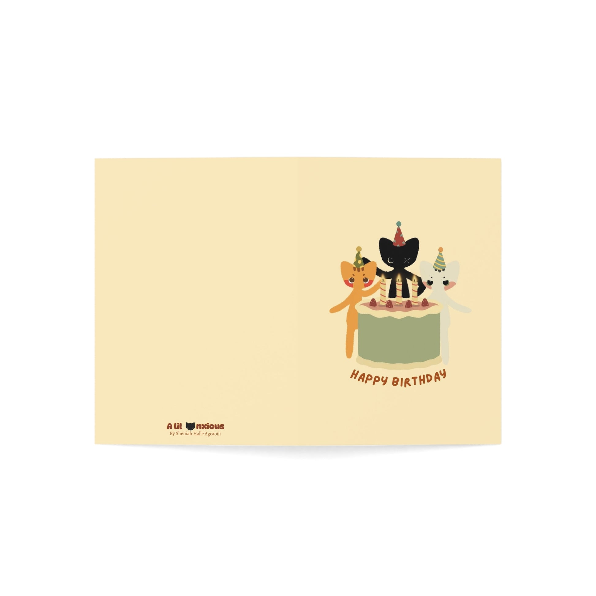 Silly Cats Happy Birthday Card